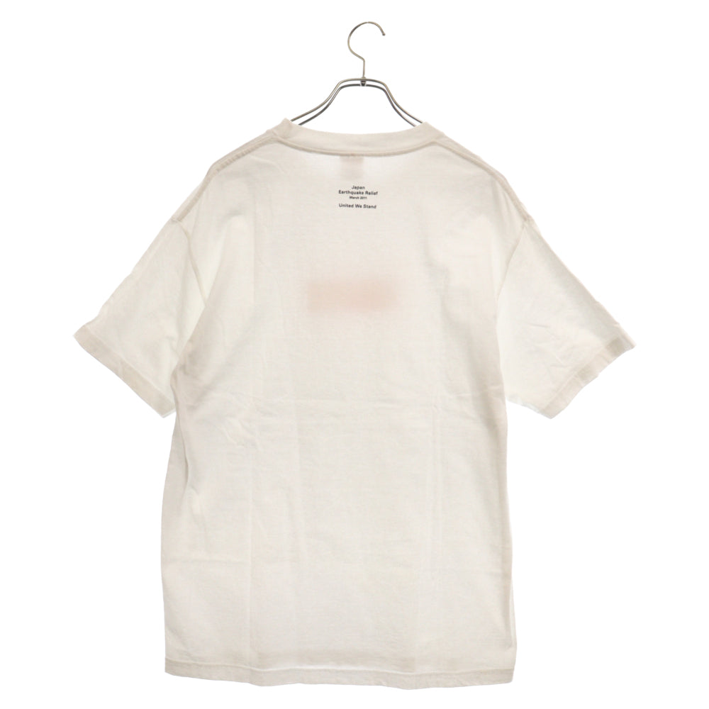 SUPREME(シュプリーム) 11SS Benefit Box Logo Tee ベネフィットボックスロゴ 旭日旗 プリント半袖Tシャツ ホワイト