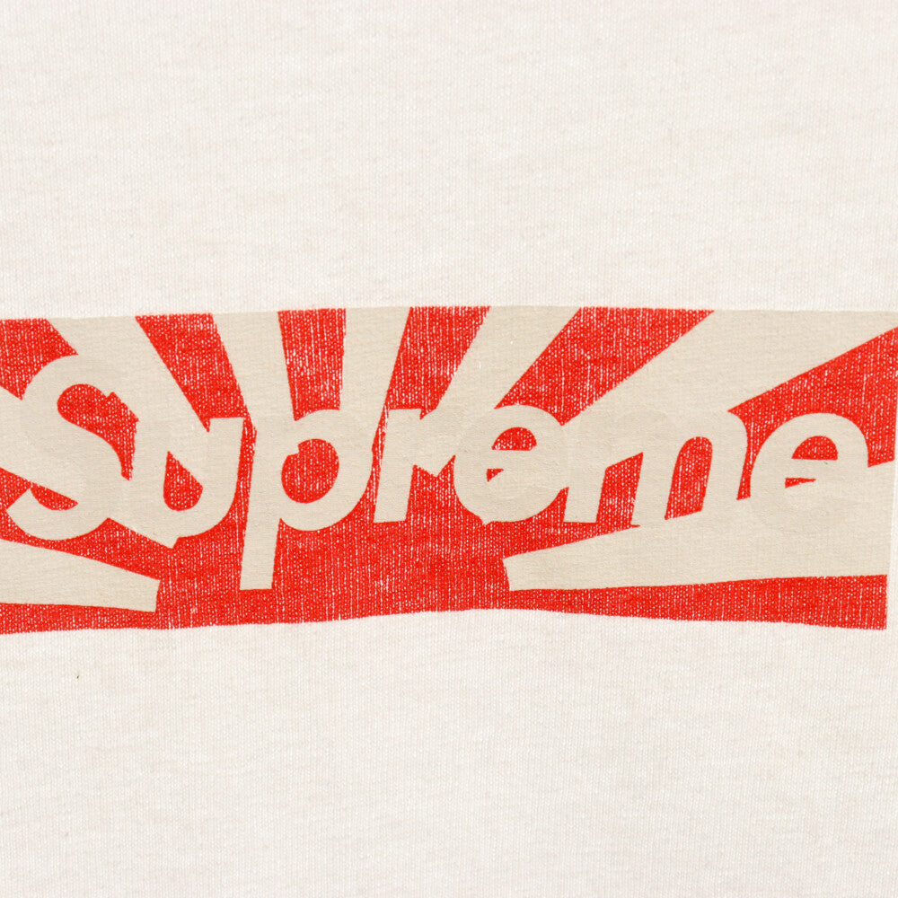 SUPREME(シュプリーム) 11SS Benefit Box Logo Tee ベネフィットボックスロゴ 旭日旗 プリント半袖Tシャツ ホワイト