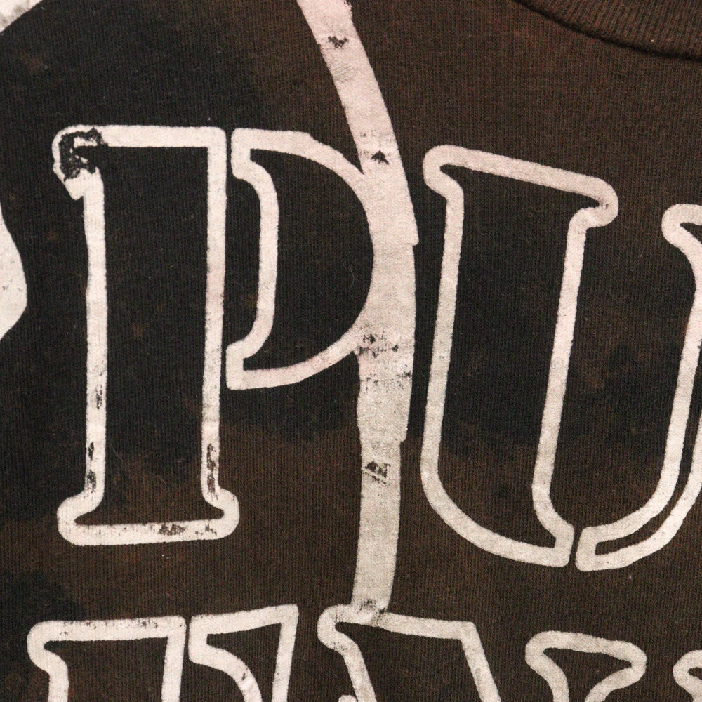 VINTAGE(ヴィンテージ) VINTAGE G RAGS 72 PUBLIC ENEMY パブリックエネミー 総柄プリント半袖Tシャツ ブラック