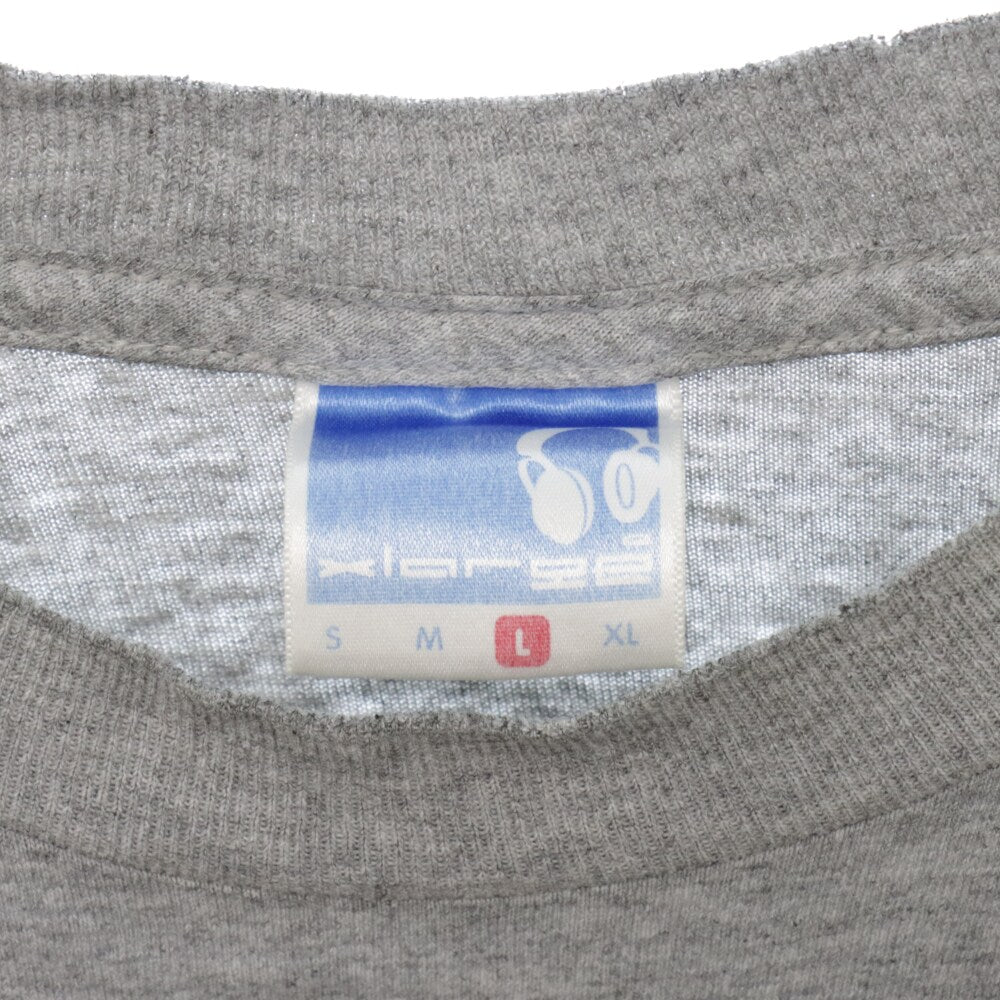 X-LARGE(エクストララージ) 90s 初期 オールドロゴプリント半袖Tシャツ グレー