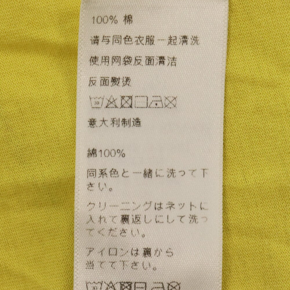 CELINE(セリーヌ) 22SS Scott Daniel Elliso スコットダニエルエリソン プリント 半袖Tシャツ カットソー イエロー 2X994671Q