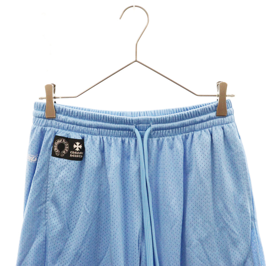 CHROME HEARTS(クロムハーツ) MESH VARSITY SHORTS CHプリントメッシュハーフパンツ ショートパンツ ブルー