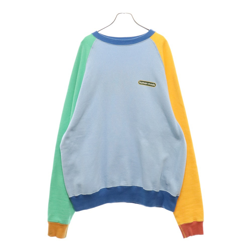 HUMAN MADE(ヒューマンメイド) 24SS CRAZY TSURIAMI SWEATSHIRT クレイジーツリアミスウェットトレーナー HM27CS027 ブルー