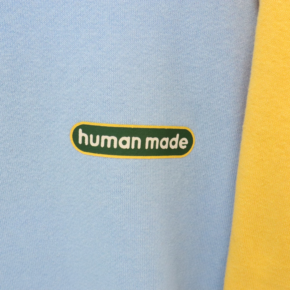 HUMAN MADE(ヒューマンメイド) 24SS CRAZY TSURIAMI SWEATSHIRT クレイジーツリアミスウェットトレーナー HM27CS027 ブルー