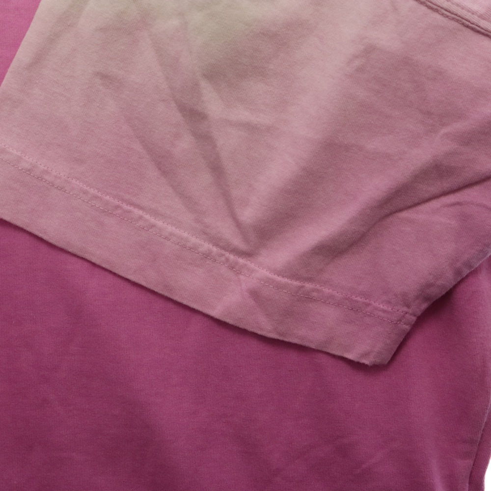 Palm Angels(パームエンジェルス) 23SSGRADIENT OVERLOGO T-SHIRT グラデーション バックロゴプリント オーバーサイズ 半袖Tシャツ PMAA002S23JER001 ホワイト/パープル