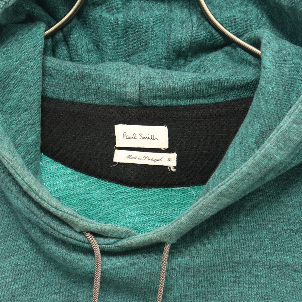Paul Smith(ポールスミス) グリーン ボタンポケット プルオーバーフーディー パーカー