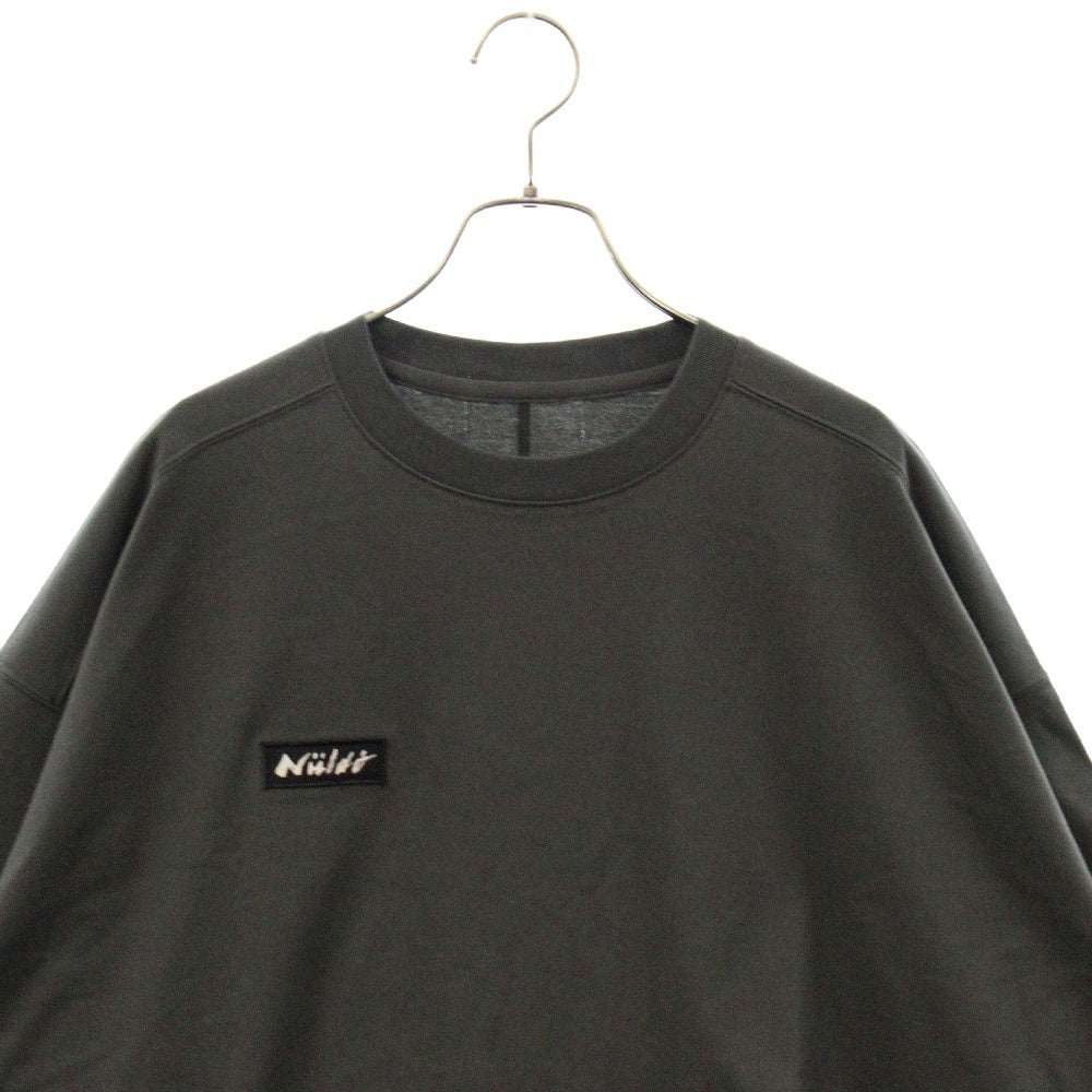 Nuldo(ニュルド) 24SS BOX LOGO COTTON T-SHIRT ボックスロゴ コットンクルーネック半袖Tシャツ グレー