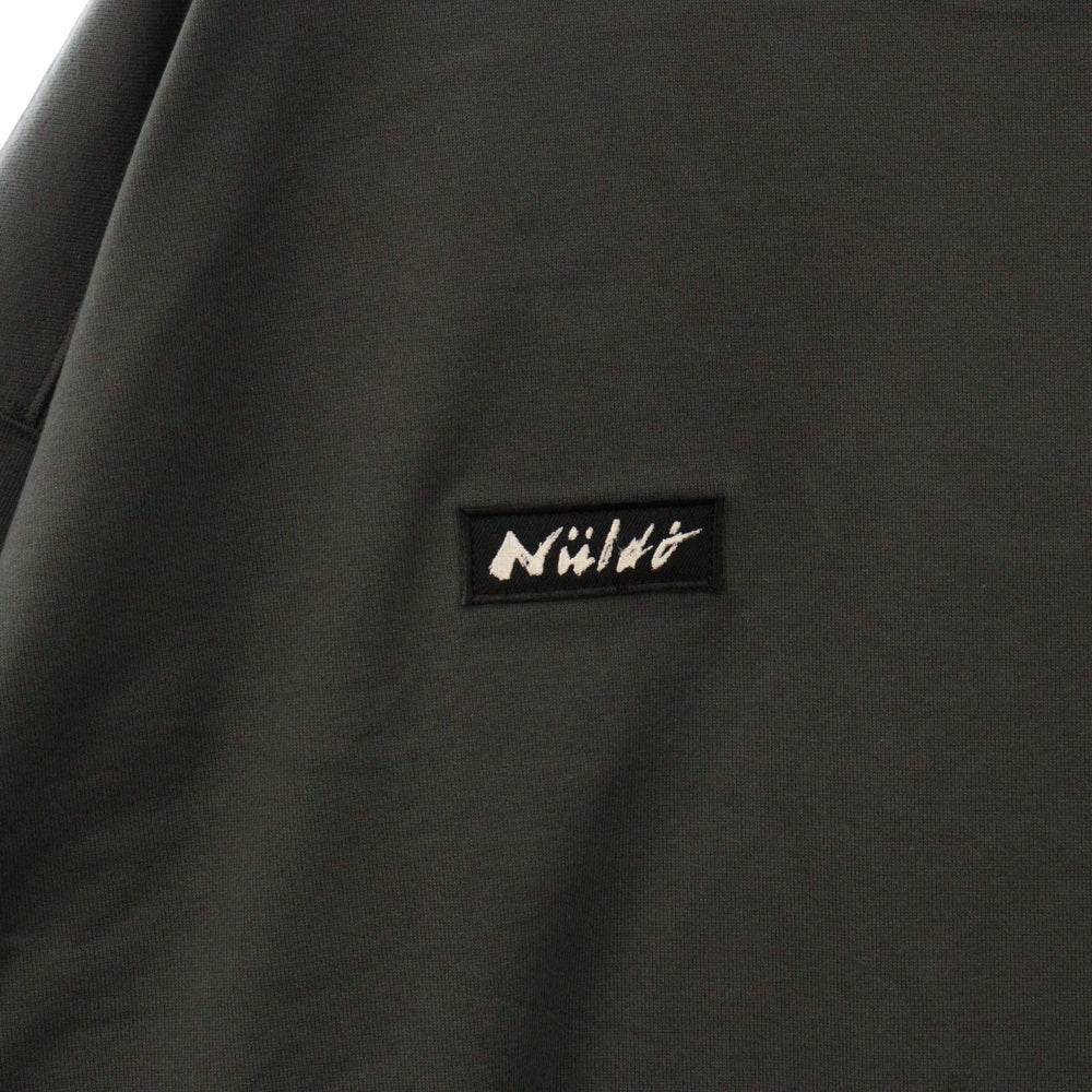 Nuldo(ニュルド) 24SS BOX LOGO COTTON T-SHIRT ボックスロゴ コットンクルーネック半袖Tシャツ グレー