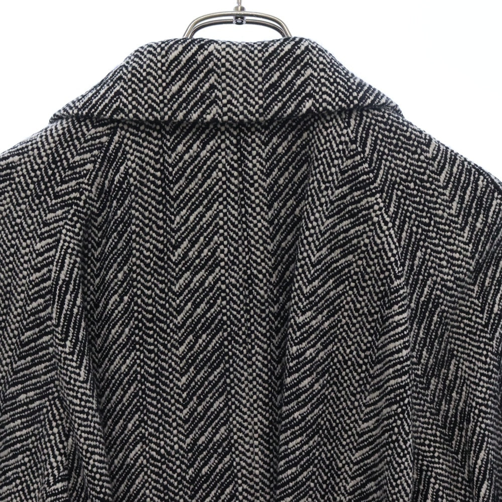 PONTETORTO(ポンテトルト) 19AW Knit Blouson Jacket ニットブルゾンジャケット ブラック/ホワイト 9562-4901