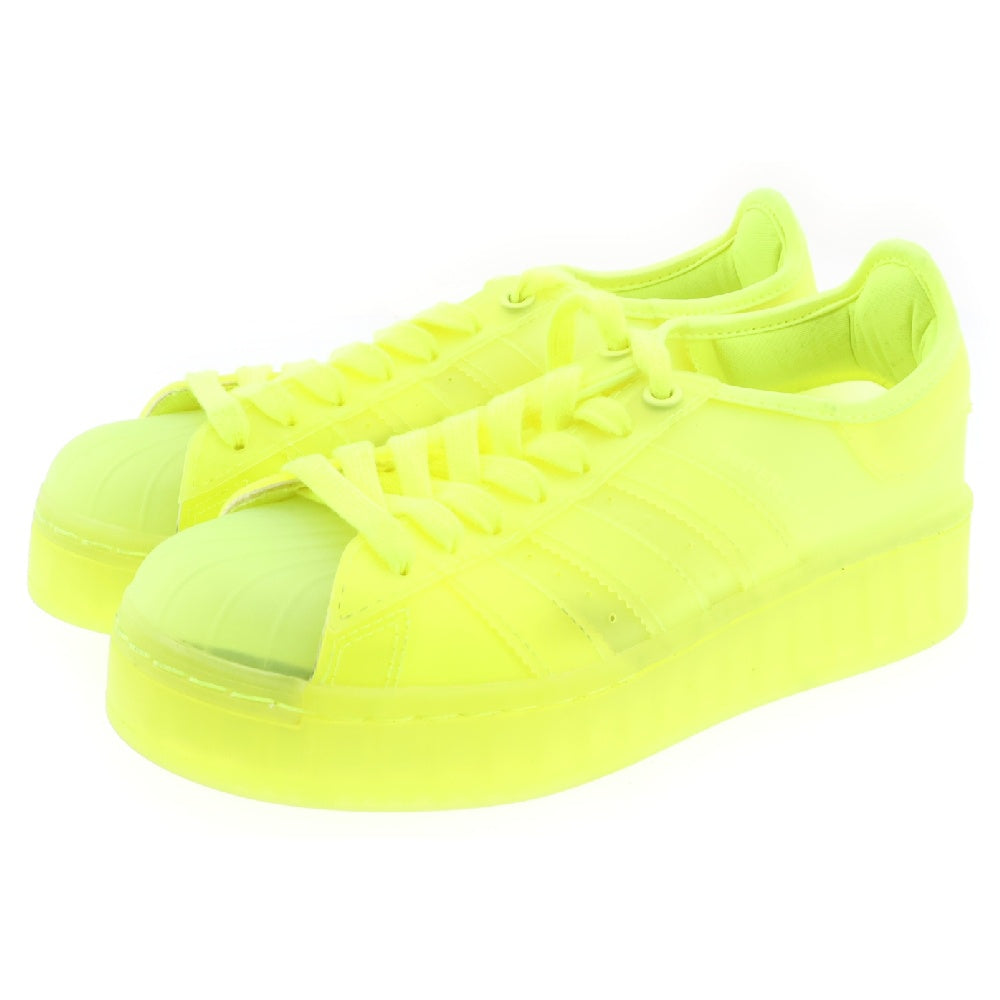 adidas(アディダス) Women's SUPERSTAR JELLY NEON ウィメンズ スーパースター ジェル ネオンローカットスニーカー イエロー US5/22cm FX2987