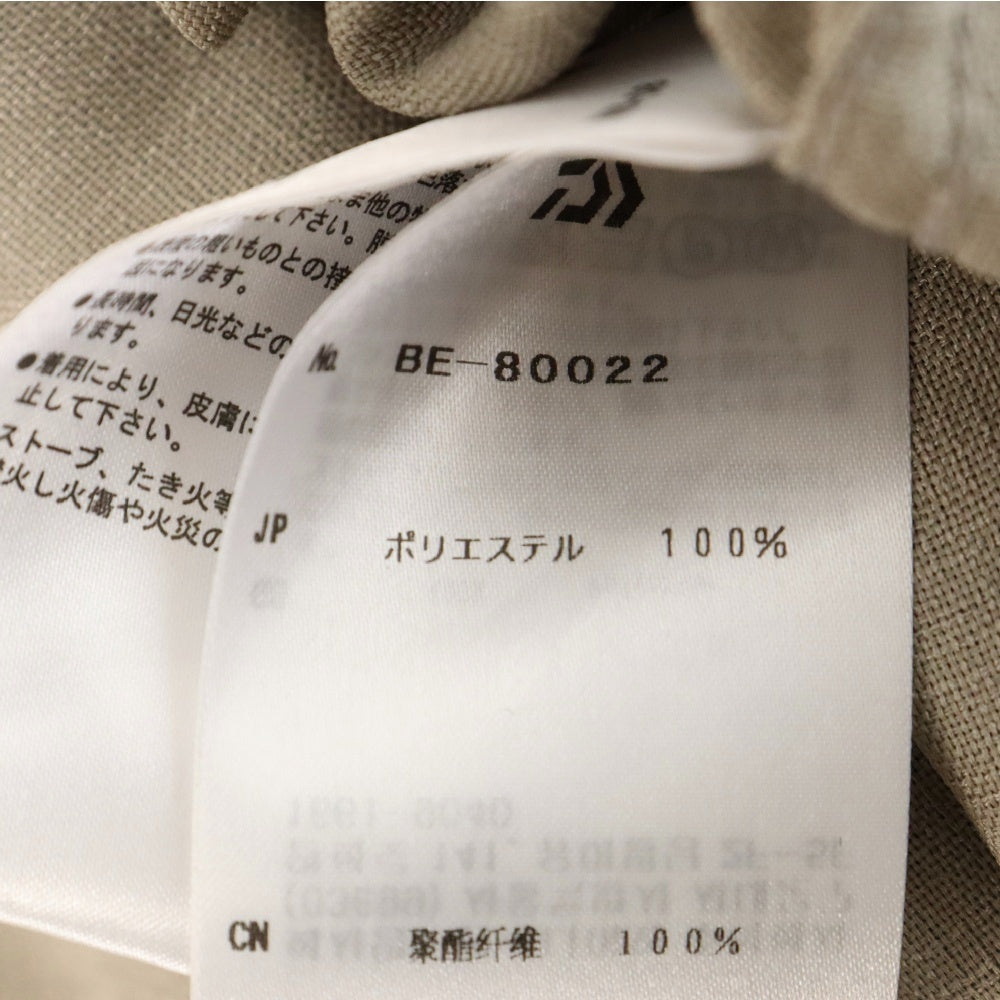 DAIWA PIER39(ダイワ ピアサーティナイン) TECH BOMBAY SAFARI SHIRTS BE-80022 テック ボンベイ サファリ ミリタリー 長袖シャツ ベージュ