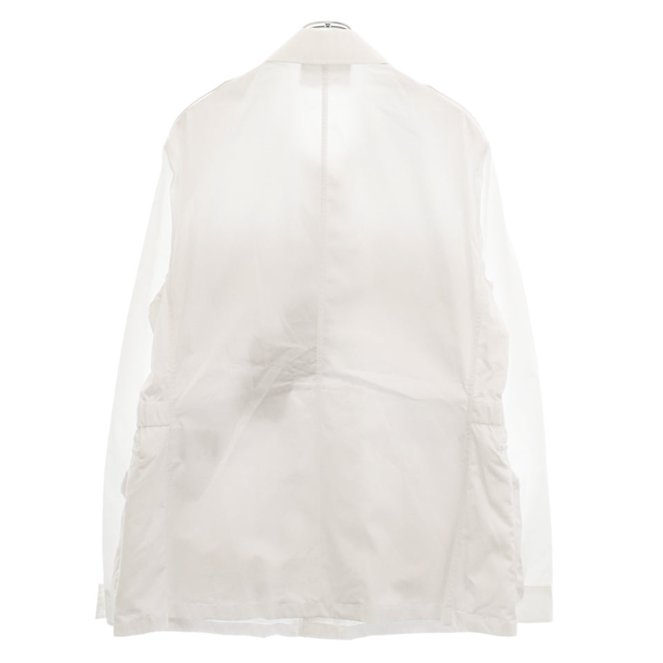 PRADA(プラダ) 24SS マルチポケットコットンサファリジャケットブルゾン ホワイト SGC553