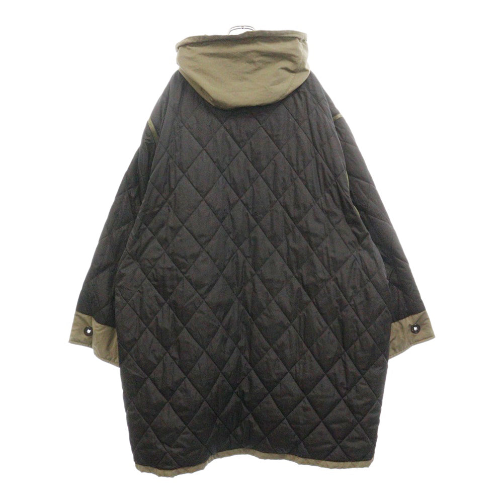 OFF-WHITE(オフホワイト) 19AW Reversible Coverall Military Green Jacket カバーオール ミリタリージャケット モッズコート グリーン OMEA199F19F23026