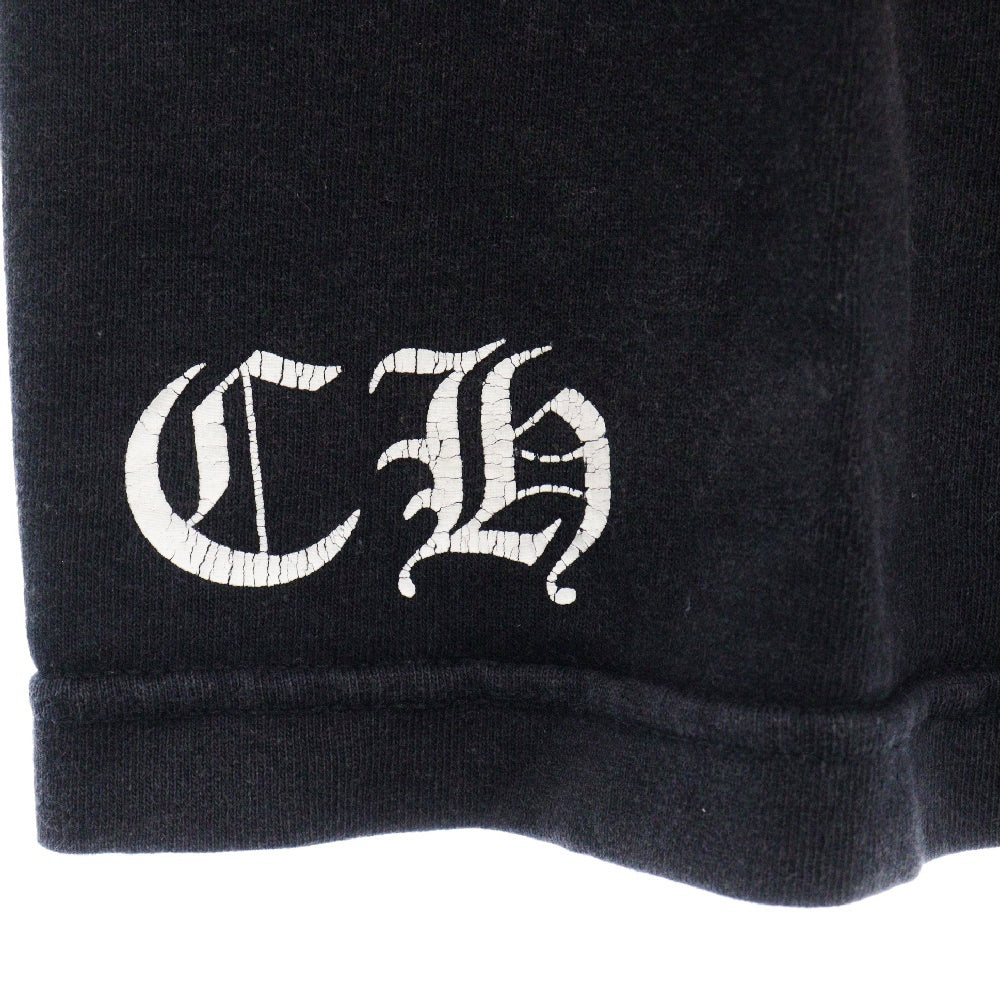 CHROME HEARTS(クロムハーツ) OLD SCROLL LABEL オールドモデル スクロールラベルロゴ半袖Tシャツ カットソー ブラック/レッド
