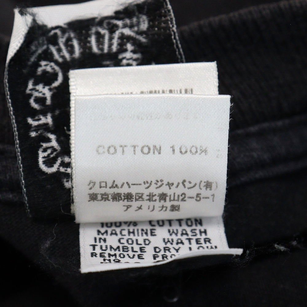 CHROME HEARTS(クロムハーツ) OLD SCROLL LABEL オールドモデル スクロールラベルロゴ半袖Tシャツ カットソー ブラック/レッド