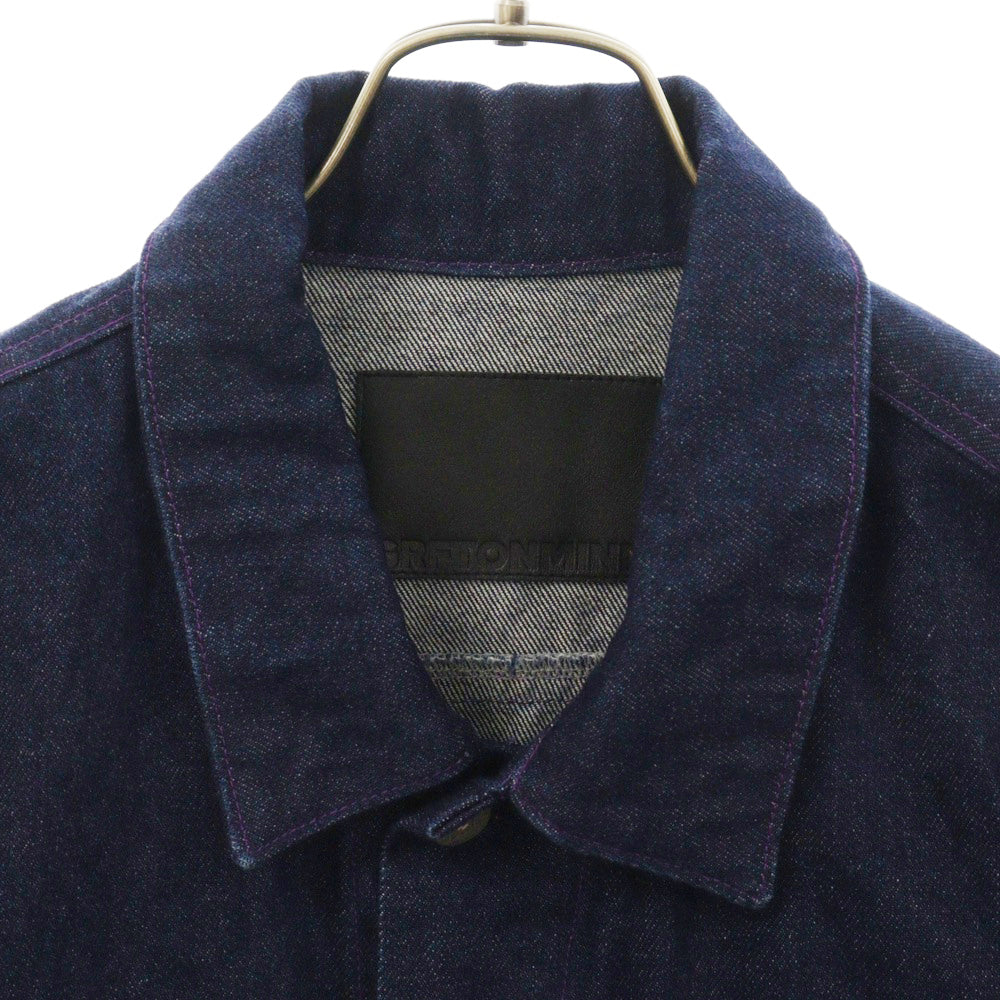 GRAFFITIONMIND(グラフィティオンマインド) EMBROIDERED DENIM JACKET エンブロイダリー デニムジャケット ネイビー