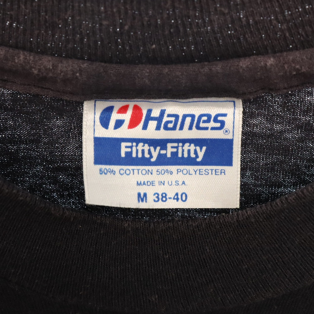 VINTAGE(ヴィンテージ) 90S Hanes Milli Vanilli Tee ミリ ヴァニリ 半袖クルーネックTシャツ ブラック