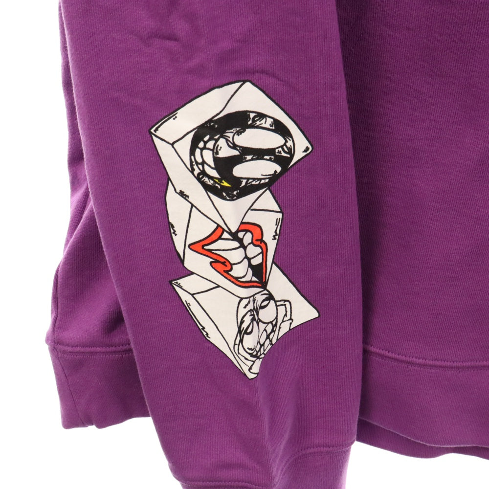 CHROME HEARTS(クロムハーツ) ×MATTY BOY I WANT MORE NOT LESS AN THAT'S THAT HOODIE マッティボーイ プリントプルオーバーフーディ パープル