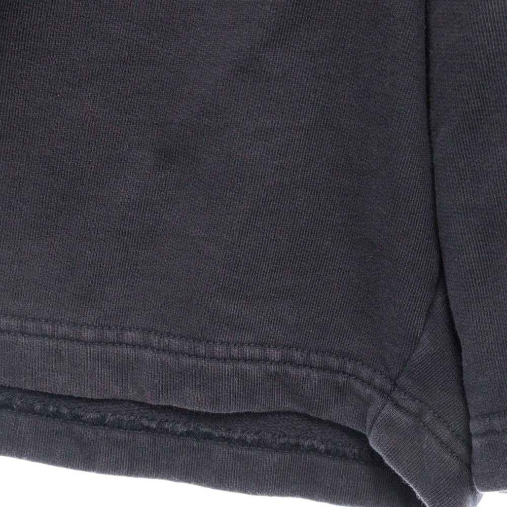 BALENCIAGA(バレンシアガ) NEW YORK LOGO SWEAT SHORT ニューヨークロゴプリント スウェットショーツ ハーフショートパンツ ネイビー 676137 TLVM3
