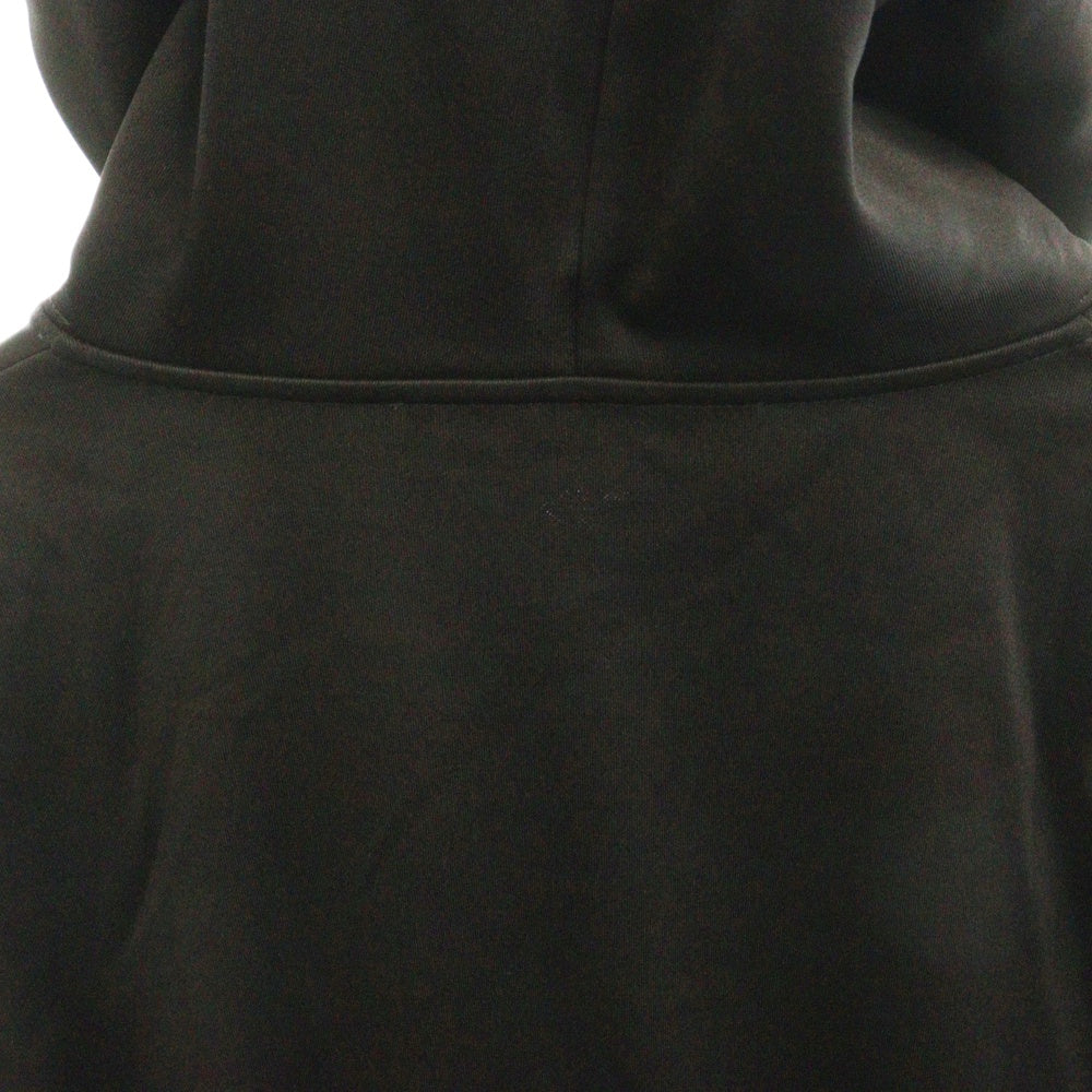 OFF-WHITE(オフホワイト) OW Patch Slim Hoodie ロゴパッチプルオーバーフーディパーカー OMBB097C99FLE006 ブラック/オレンジ