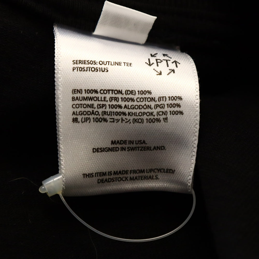 PROTOTYPES(プロトタイプス) CUT UP SLEEVE CREWNECK インサイドアウト レイヤード長袖カットソー ブラック