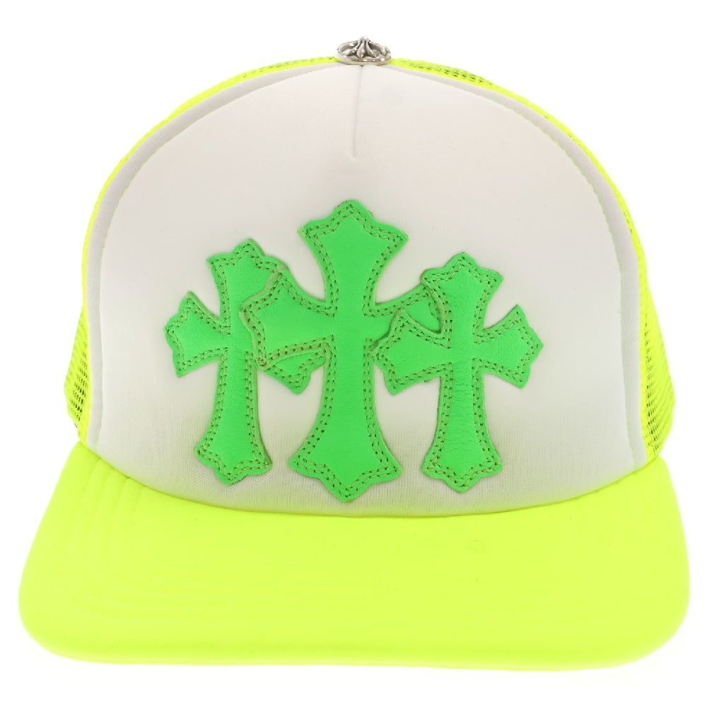 CHROME HEARTS(クロムハーツ) CRS PATCH Trucker Cap クロスパッチ メッシュトラッカー キャップ グリーン