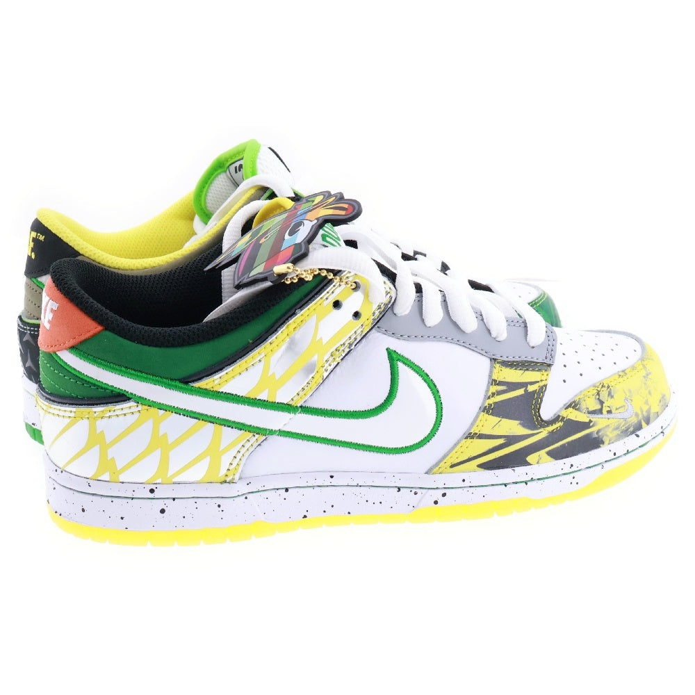 NIKE(ナイキ) DUNK LOW What The Ducks Away HV1454-100 ダンクロー ワット ザ ダックスアウェー ローカットスニーカー グリーン/イエロー US8.5/26.5cm