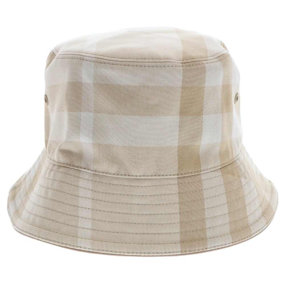BURBERRY(バーバリー) Check Bucket Hat チェックソフトバケットハット キャップ 8052103 ベージュ