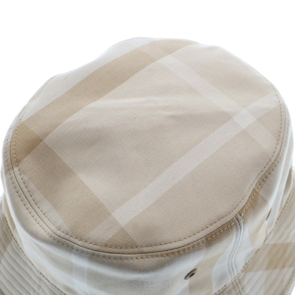 BURBERRY(バーバリー) Check Bucket Hat チェックソフトバケットハット キャップ 8052103 ベージュ