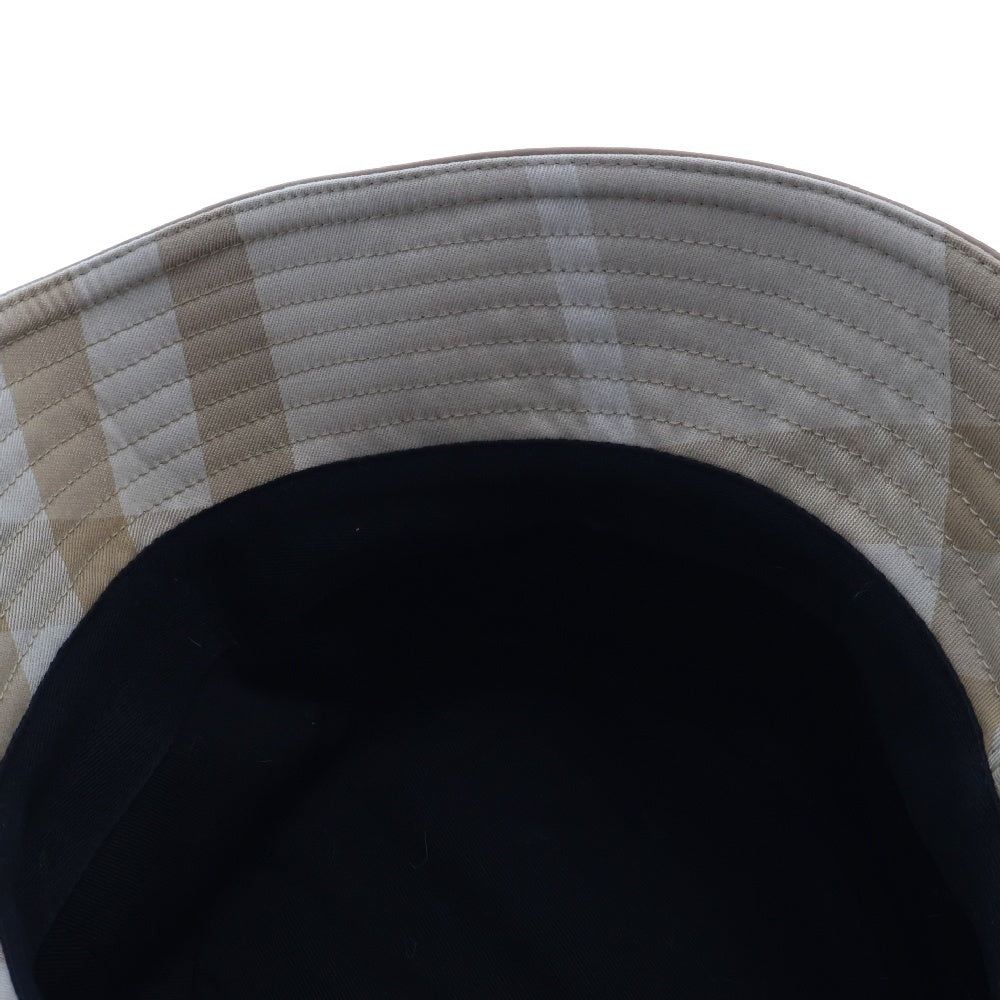 BURBERRY(バーバリー) Check Bucket Hat チェックソフトバケットハット キャップ 8052103 ベージュ