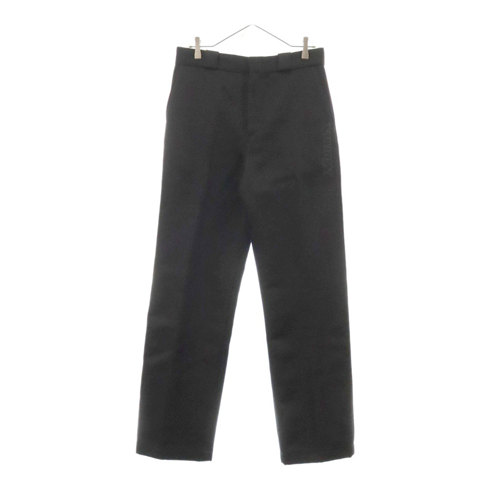 LOUIS VUITTON(ルイヴィトン) 23SS エンボスロゴ刺繍スラックスパンツ RM231M TO4 HOP06W ブラック