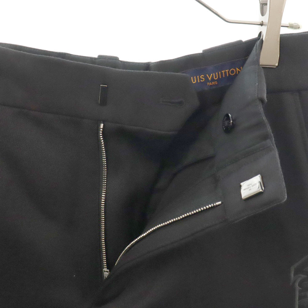 LOUIS VUITTON(ルイヴィトン) 23SS エンボスロゴ刺繍スラックスパンツ RM231M TO4 HOP06W ブラック