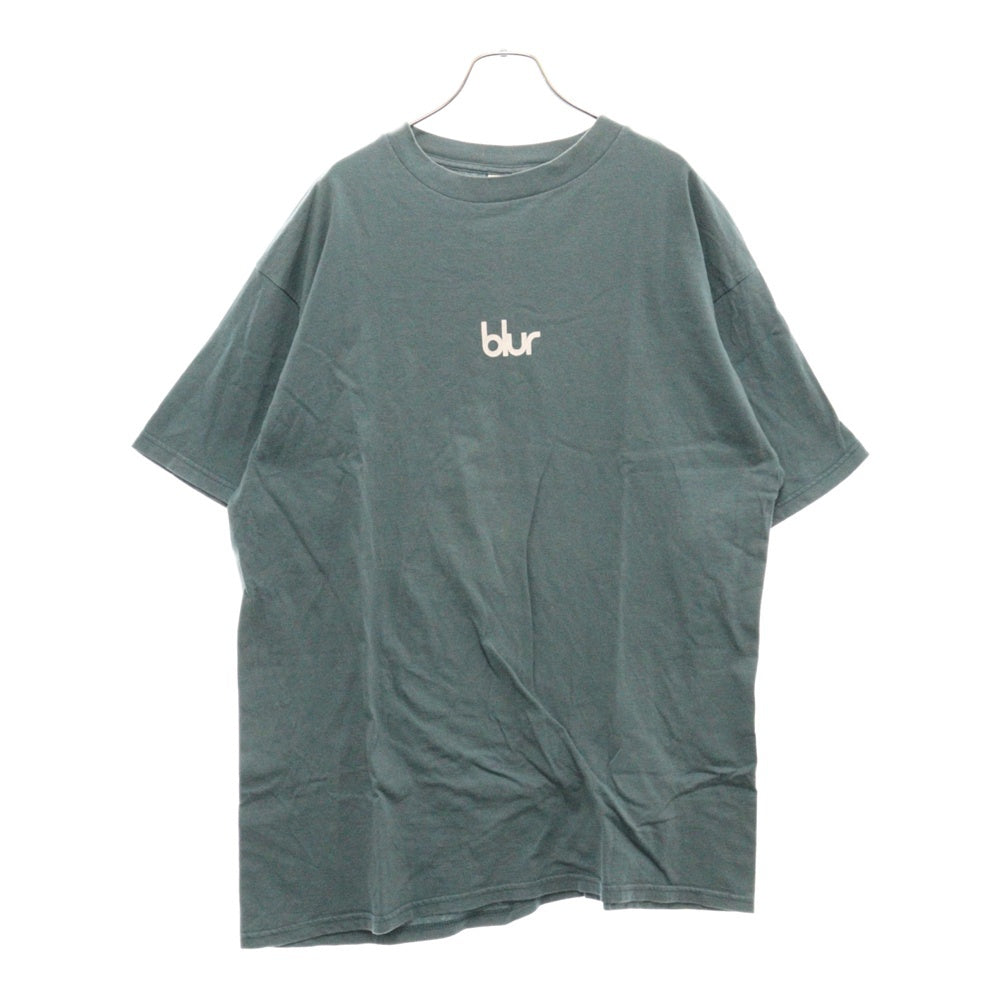 VINTAGE(ヴィンテージ) 90s Blur Logo TEE ブアー ロゴプリント半袖Tシャツ カットソー グリーン