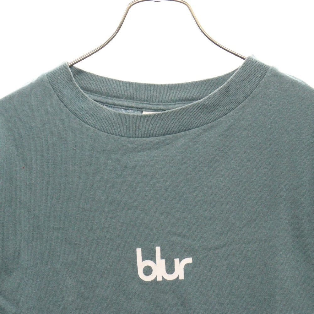 VINTAGE(ヴィンテージ) 90s Blur Logo TEE ブアー ロゴプリント半袖Tシャツ カットソー グリーン