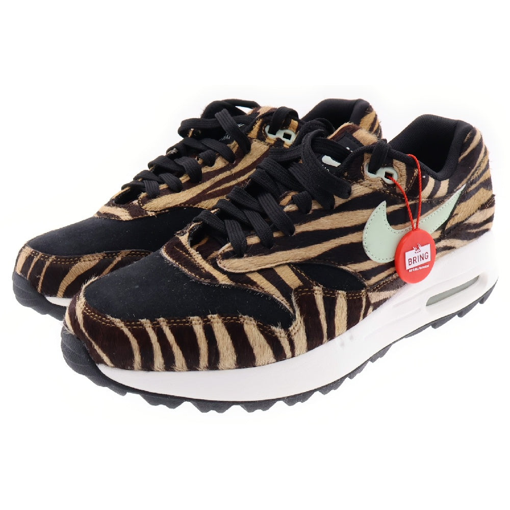 NIKE(ナイキ) AIR MAX1 GOLF TIGER/SAFARI DH1301-800 エアマックス1 ゴルフ タイガー/サファリ ローカットスニーカー ベージュ/ブラウン US8.5/26.5cm