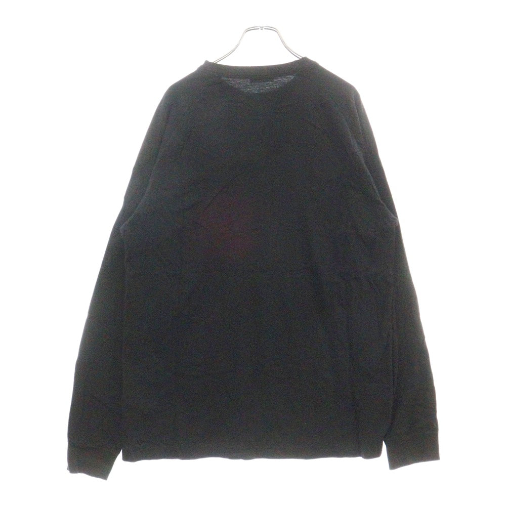 DIOR(ディオール) 23SS ×ERL イーアールエル ロゴ刺繍ロングスリーブTシャツ 長袖カットソー ブラック 313J643A0753