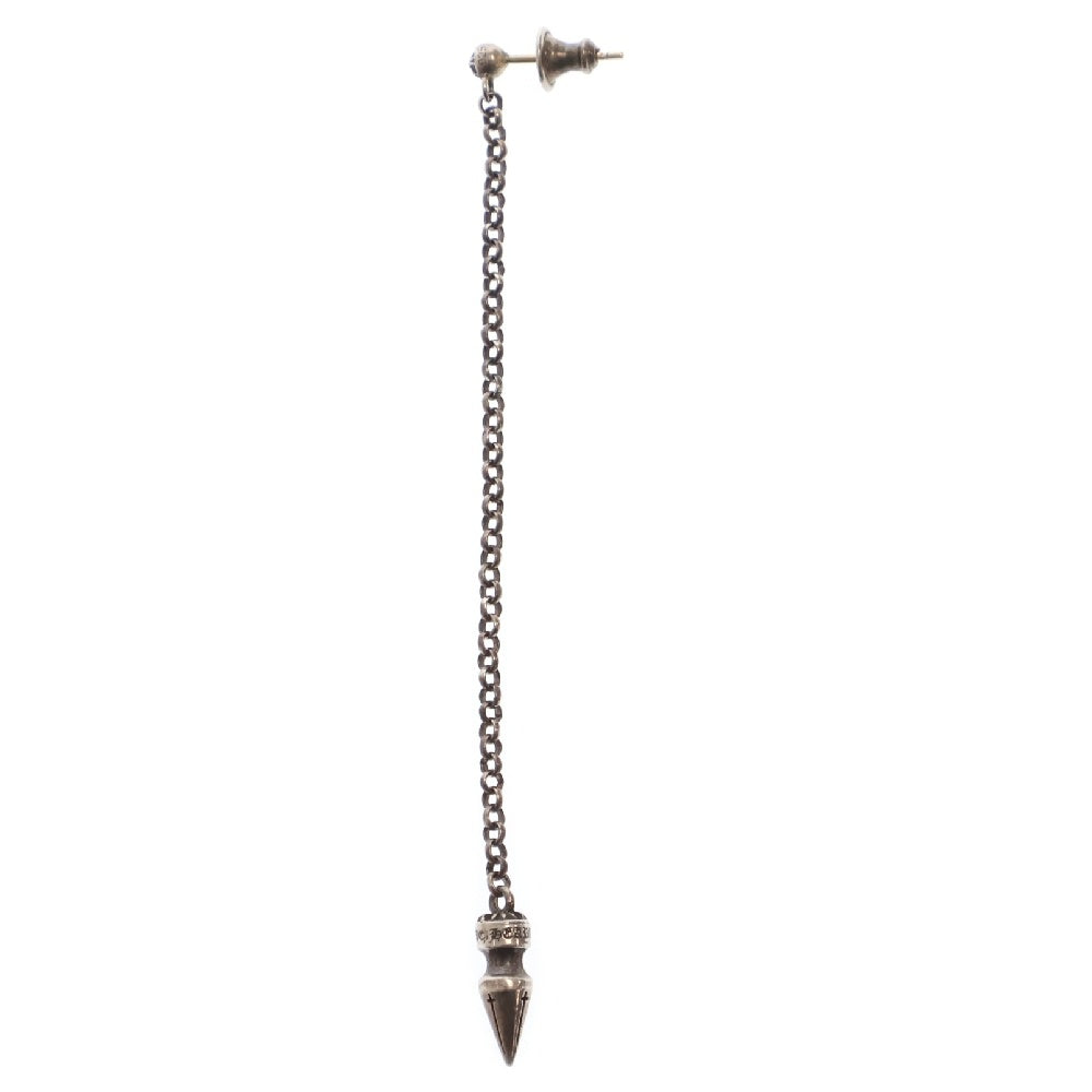 CHROME HEARTS(クロムハーツ) CHAIN SPIKE DROP チェーンドロップスパイク シルバーピアス