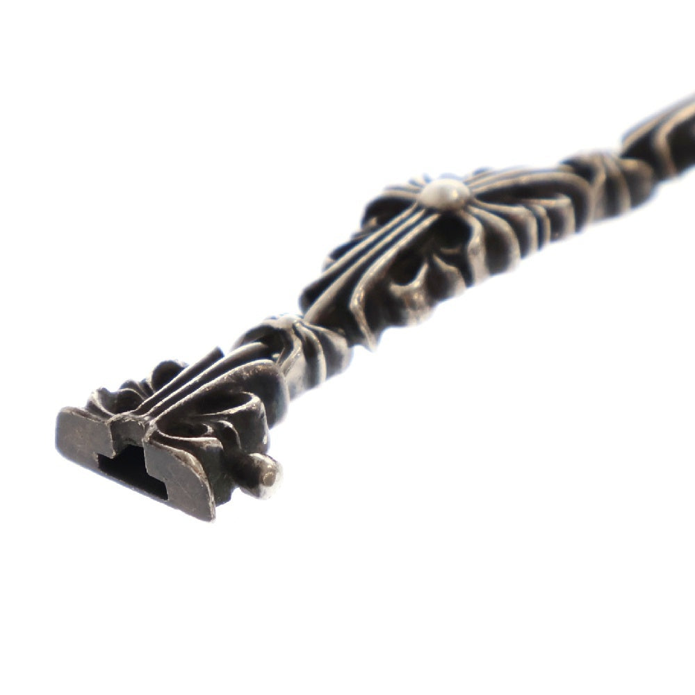 CHROME HEARTS(クロムハーツ) FLRL CRS LINK フローラルクロスリンク シルバーブレスレット 5LINK