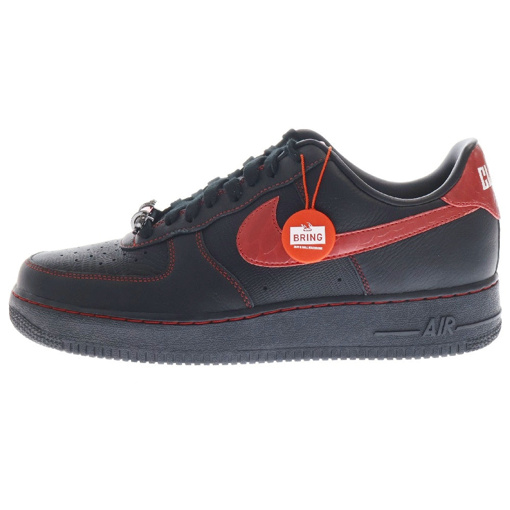 NIKE(ナイキ) ×RTFKT AIR FORCE 1 LOW DEMON エアフォース1 ロー デーモン ローカットスニーカー ブラック/レッド US10.5/28.5cm FQ3956-001