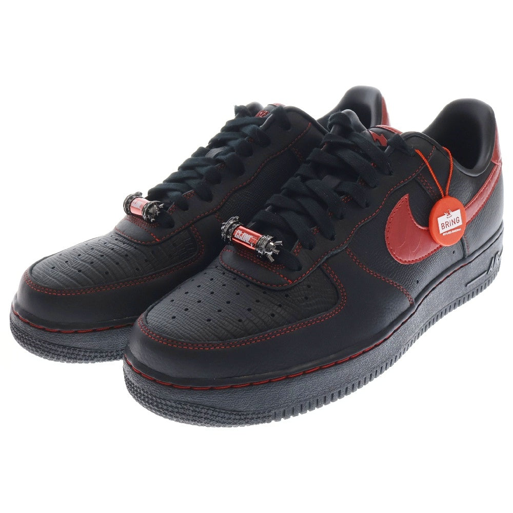 NIKE(ナイキ) ×RTFKT AIR FORCE 1 LOW DEMON エアフォース1 ロー デーモン ローカットスニーカー ブラック/レッド US10.5/28.5cm FQ3956-001