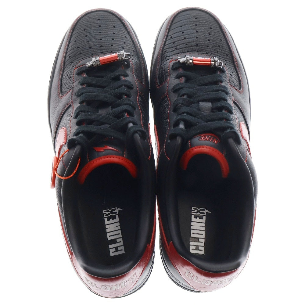 NIKE(ナイキ) ×RTFKT AIR FORCE 1 LOW DEMON エアフォース1 ロー デーモン ローカットスニーカー ブラック/レッド US10.5/28.5cm FQ3956-001
