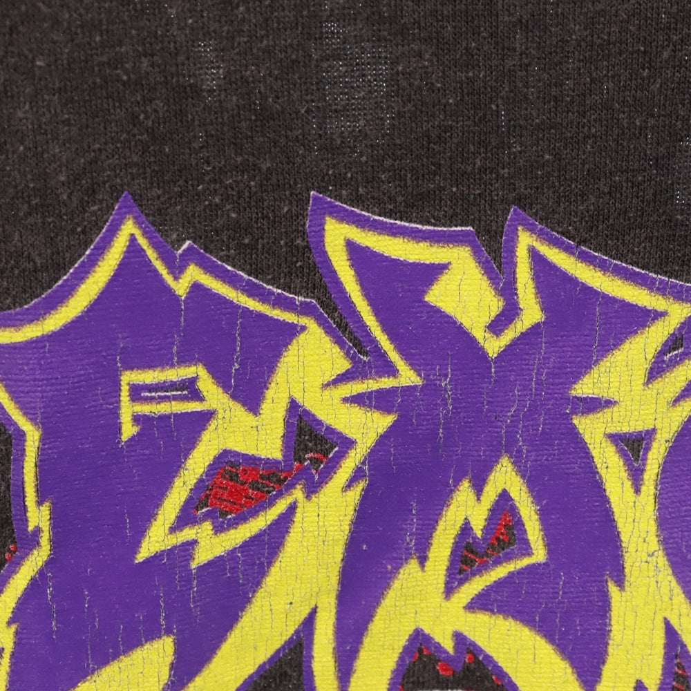 VINTAGE(ヴィンテージ) 90s EXODUS Only Death Decides TEE エクソダス 両面プリント Tシャツ 半袖 カットソー ブラック