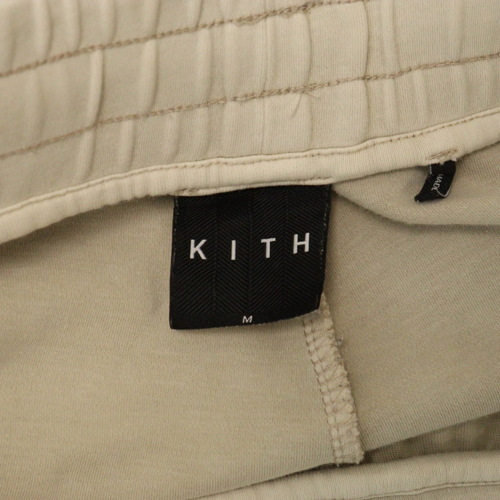 KITH(キス) 20AW Chelsea Interlock Sweatpant チェルシー スウェットジョガーパンツ ベージュ レディース KHW6210