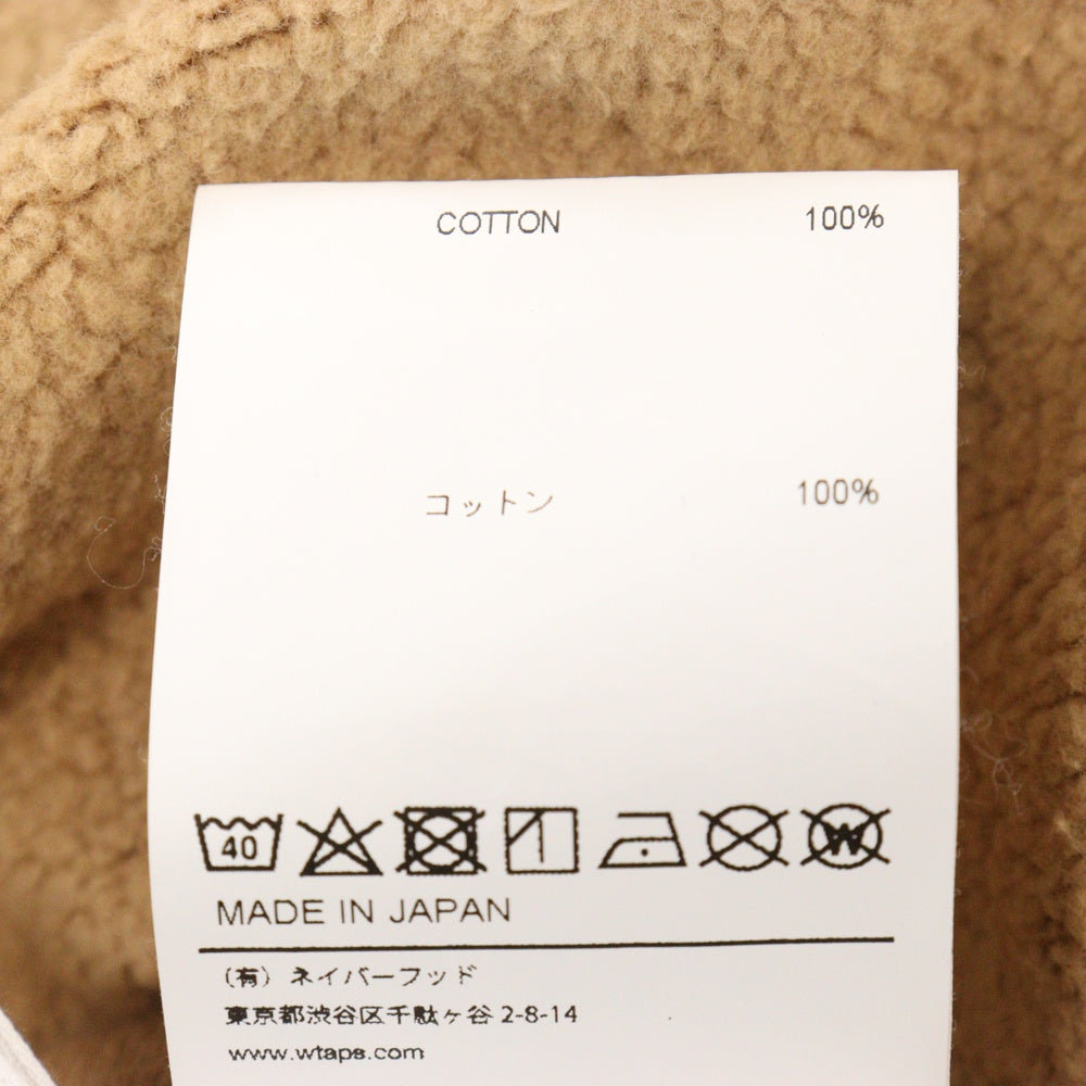 WTAPS(ダブルタップス) RAGS HOODED 211ATDT-CSM39 アシンメトリー ドッキング プルオーバーパーカーフーディー ベージュ