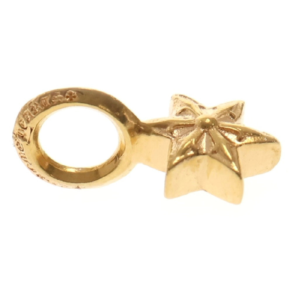 CHROME HEARTS(クロムハーツ) 22K STACK STAR V2 スタースタックチャーム ゴールドネックレストップ