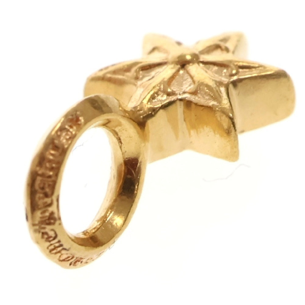 CHROME HEARTS(クロムハーツ) 22K STACK STAR V2 スタースタックチャーム ゴールドネックレストップ