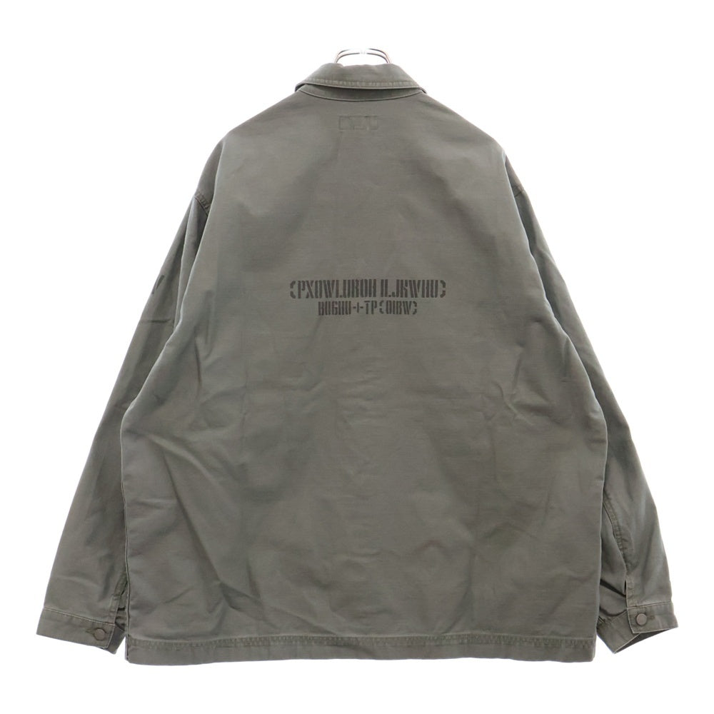 Lafayette(ラファイエット) MILITARY CODE FLIGHT UTILITY SHIRT ミリタリーフライト長袖シャツ LA210203 カーキ