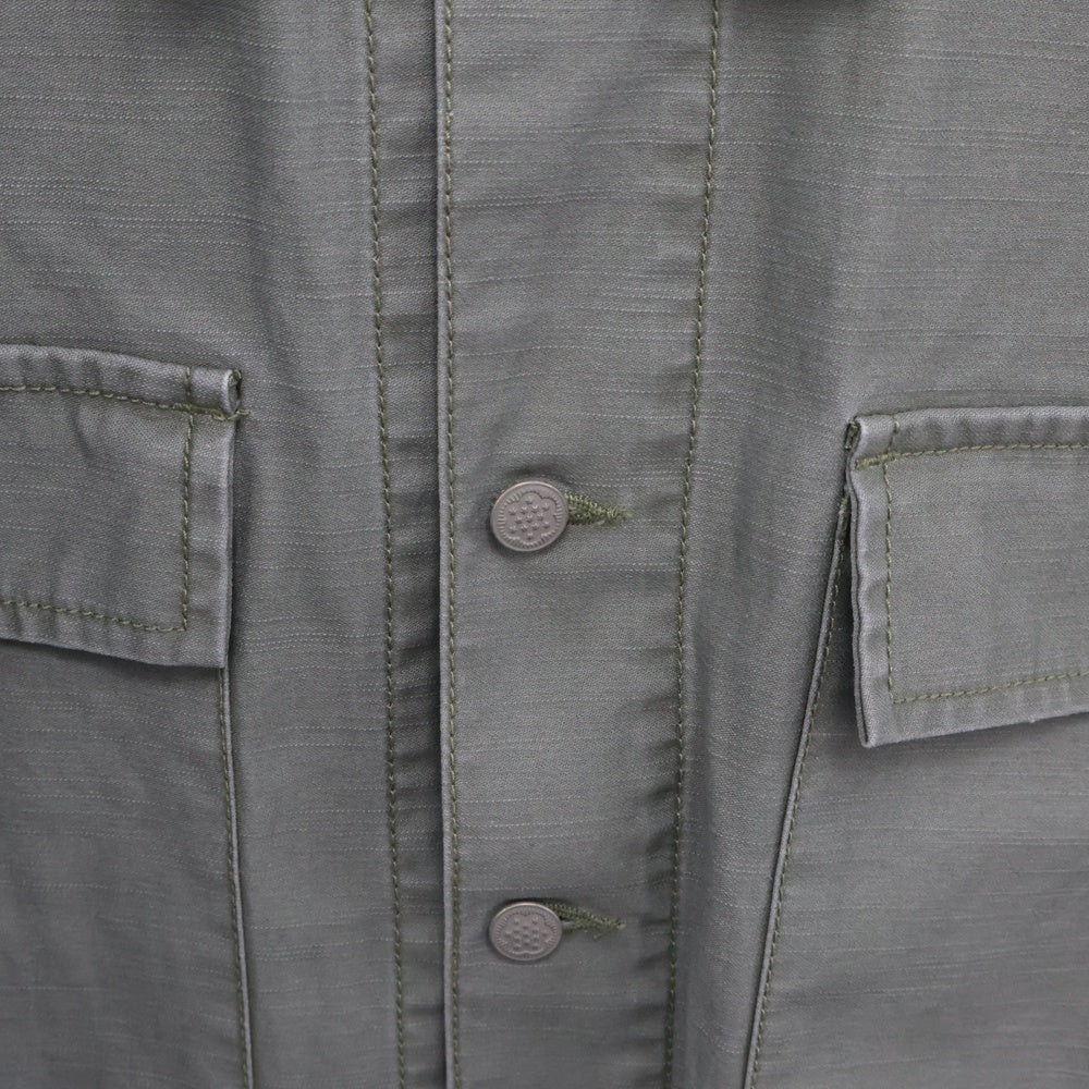 Lafayette(ラファイエット) MILITARY CODE FLIGHT UTILITY SHIRT ミリタリーフライト長袖シャツ LA210203 カーキ