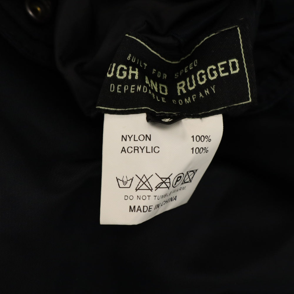 ROUGH AND RUGGED(ラフアンドラゲッド) SANDS MA-1 L-2B ボアリバーシブルフライトジャケット ブラック