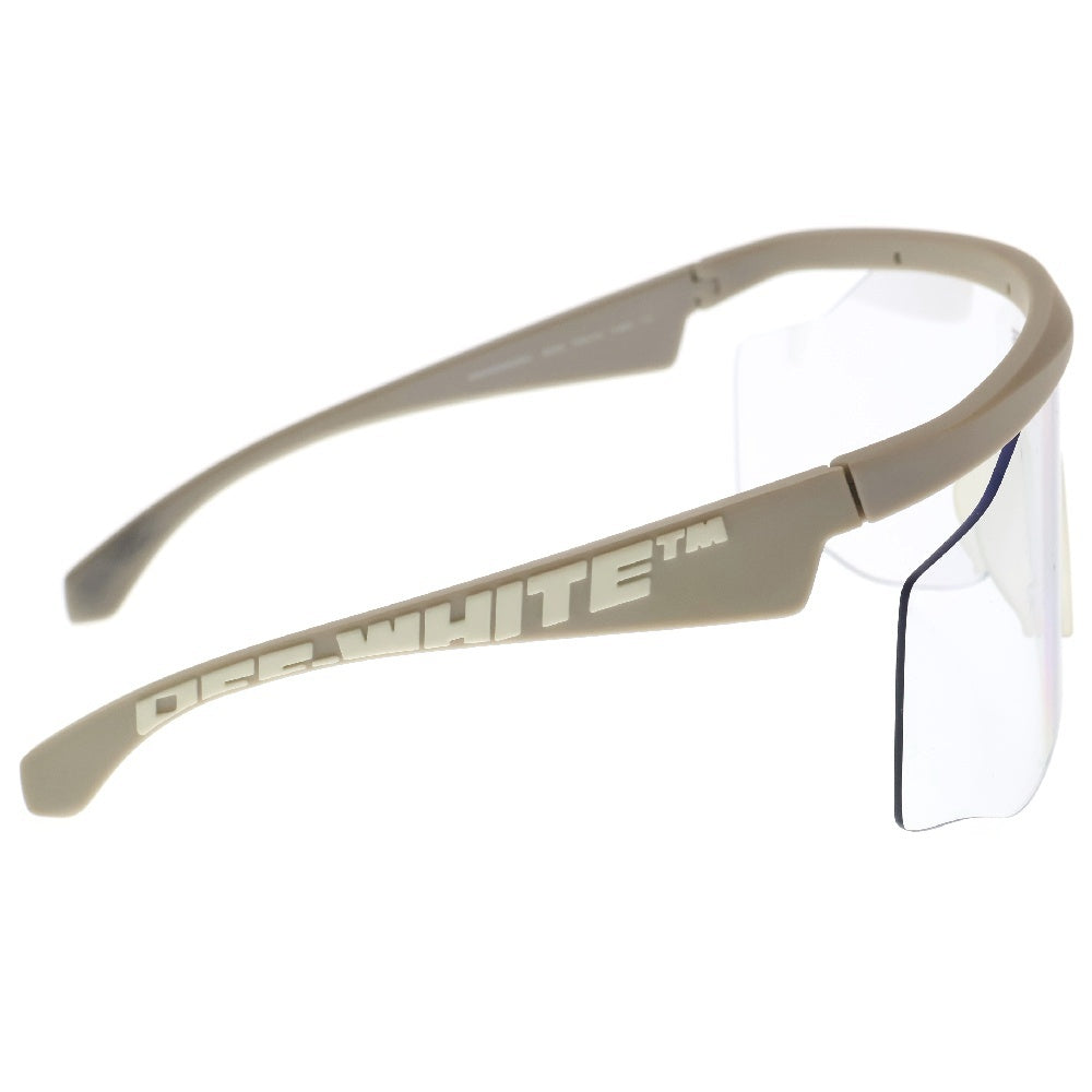 OFF-WHITE(オフホワイト) mask sunglasses マスクサングラス シールドアイウェア ベージュ